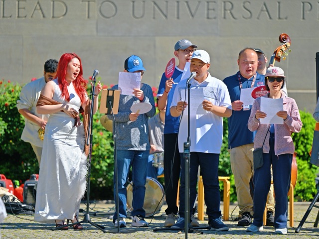Performance by young people with autism
